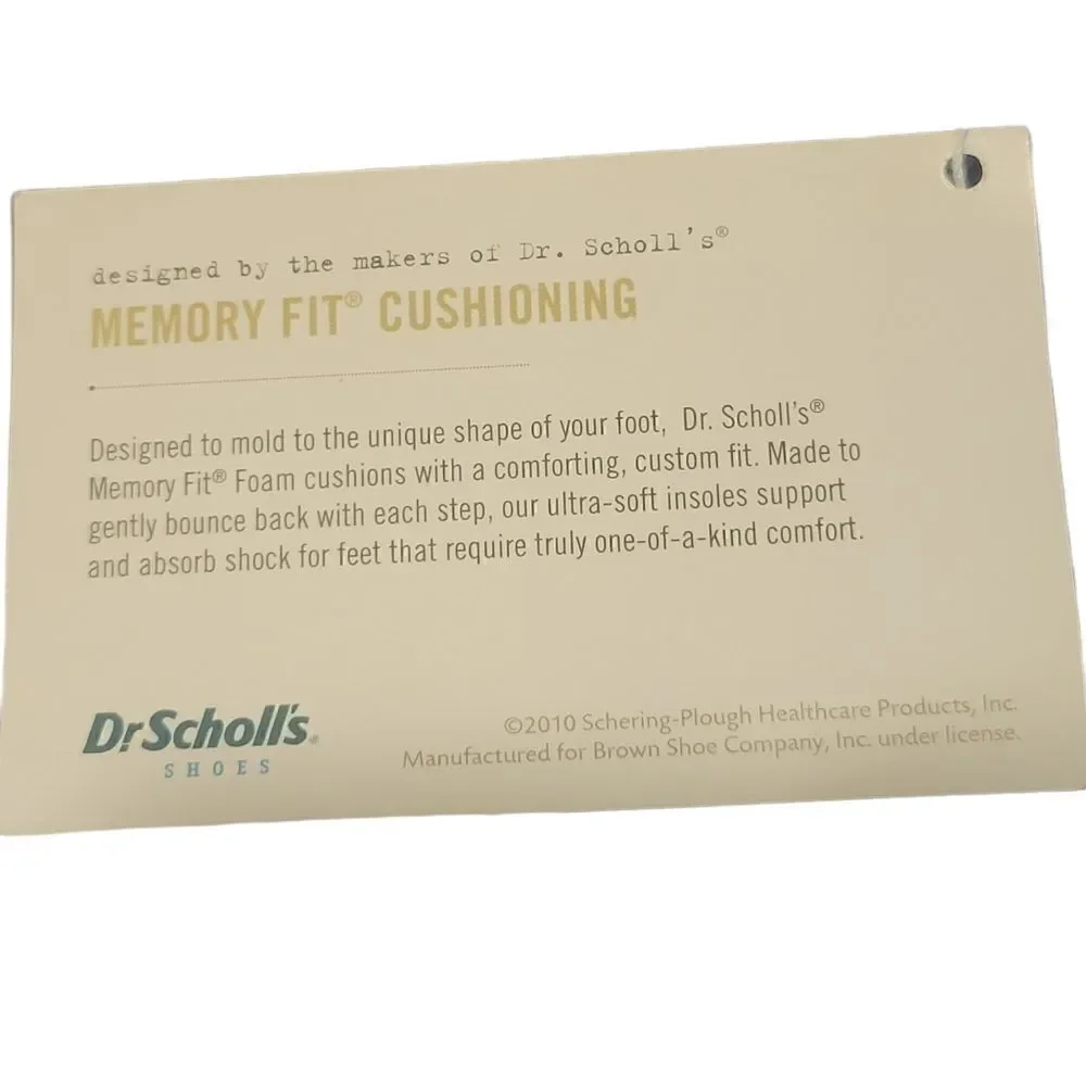 Dr scholl's shoes Brown Suade Memory Fit Cushioning